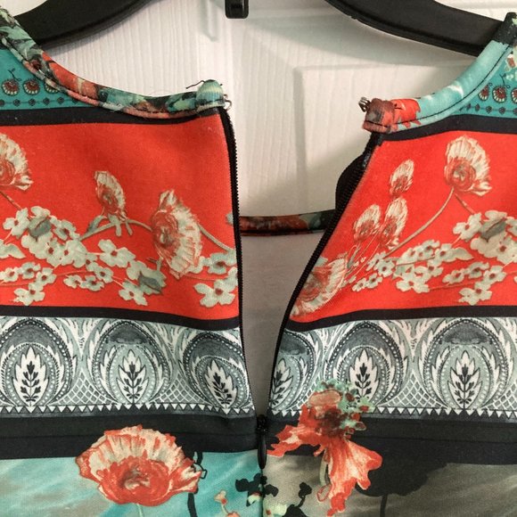 Romeo & Juliet multi-print mini shift dress - Picture 8 of 10